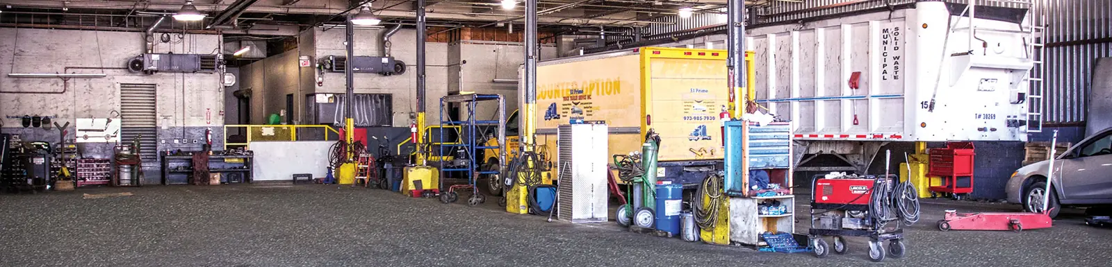 Inside Voyager's Newark maintenance shop